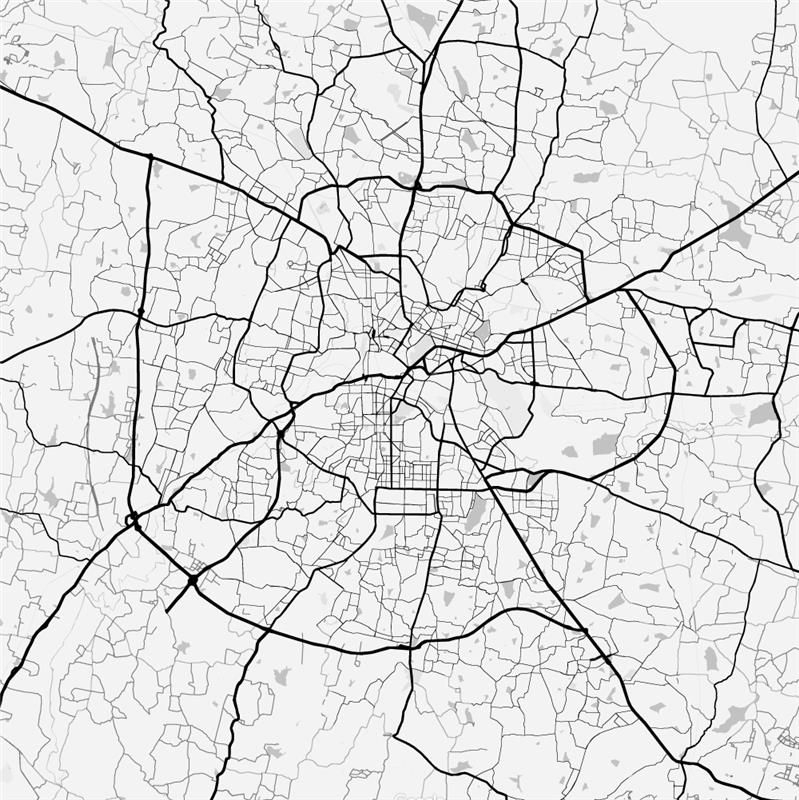 Map of Bengaluru